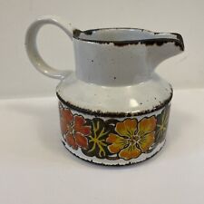 Vintage 1970s Midwinter Stonehenge Nasturtium Creamer Very Retro Good Life
