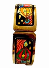 Frey Wille Regina Clasp Bangle l Sz M Hommage à HUNDERTWASSER 10002 Nights