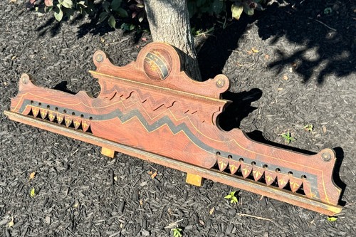 1885 victorian headboard - c.1885,