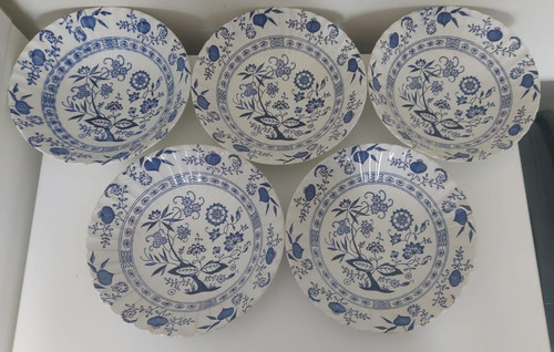 Meakin blue onion - blue,