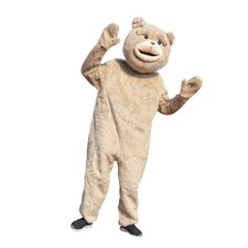 2025 Teddy Bear of TED Adult Size Halloween Cartoon Mascot Costume Fancy Dress