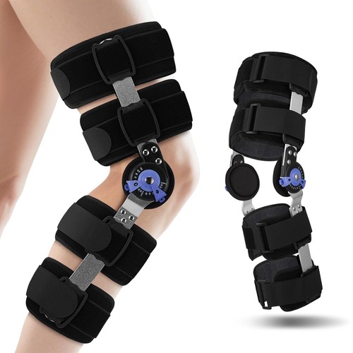Hinged knee brace rom - post, op