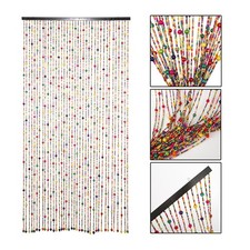 90X190Cm Colored Wooden Beaded
