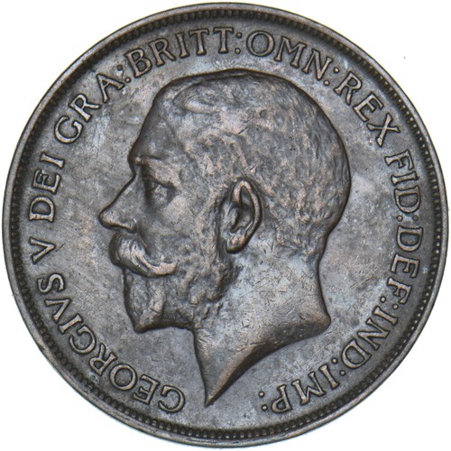 1912 penny george v - george,