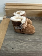 UGG Australia Infants Erin Chestnut Booties Baby Uggs Size 2 /12-18 months