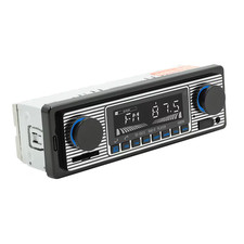 Retro Vintage Style Car Bluetooth Radio / Head Unit - Stereo - MP3 USB/AUX/SD/FM