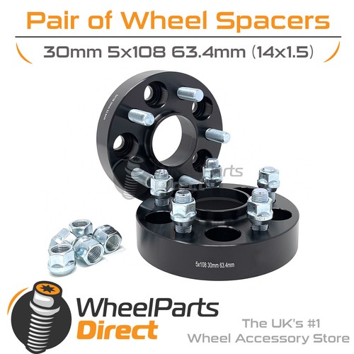 Wheel spacers 5x108 - wheel, 63.4