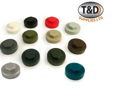 19mm Hexagonal Screw Cover Caps - Fastener Caps Protectors for 8mm Tek Screws