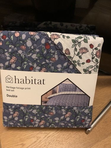Double duvet set habitat - double,