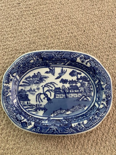 Ironstone blue willow - ironstone,