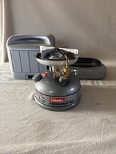 Coleman Unleaded 533 05/1991 Single Burner Camp Stove With Case