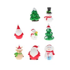 8 Pcs Christmas Resin