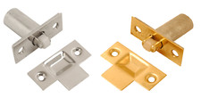 Brass or Nickel Adjustable Roller Catch Door Mortice Door Spring Ball Latch