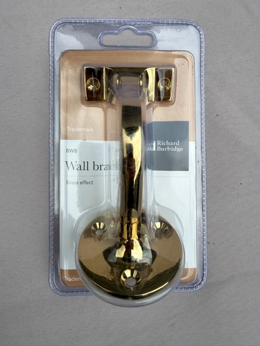 Handrail bracket brass effect