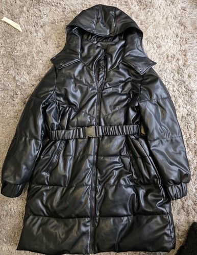 Puffer coat long - coat, hooded