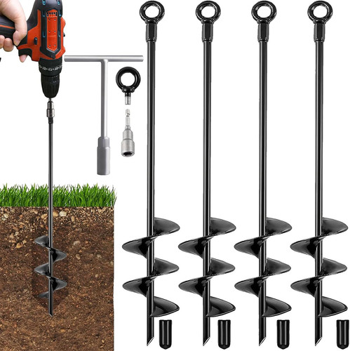18inch ground anchor - ground, 4pcs