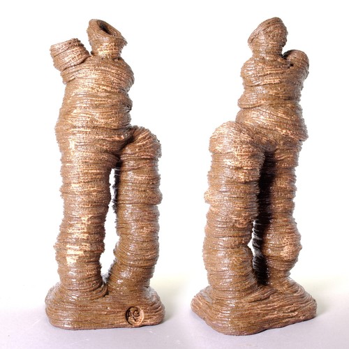Sculpture ceramic plastic-art