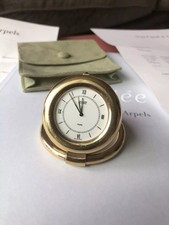 VAN CLEEF AND ARPELS Rare Collectable Travel Pocket Alarm Clock Watch