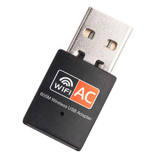 600Mbps Mini USB WiFi Receiver Dual Band 2.4GHz/5GHz Wireless Network Adapter