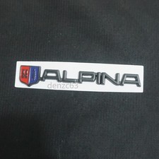 1x Black Matte ALPINA Metal