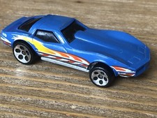 Vintage Hot Wheels Corvette Stingray Blue 1:64 Diecast 1975 China VGC