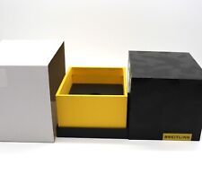 Breitling empty watch outer box case small near mint with outer sleeve free post
