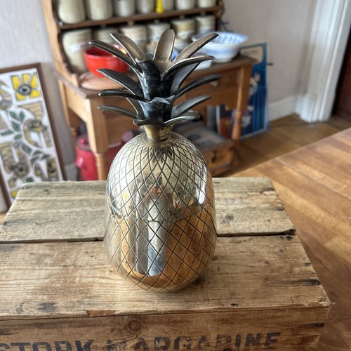 Vintage large solid brass - solid,