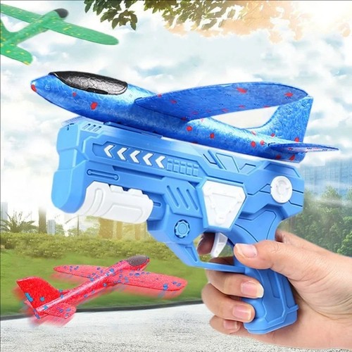 Glowing foam aircraft launcher - glowing,