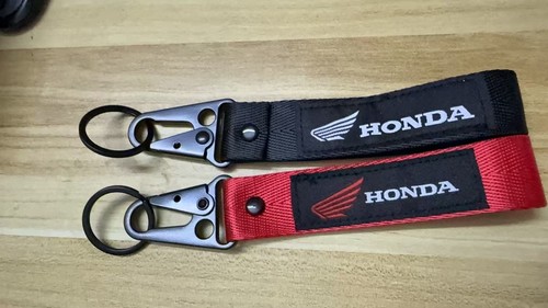 Motorcycle embroidered keyring - embroidered,