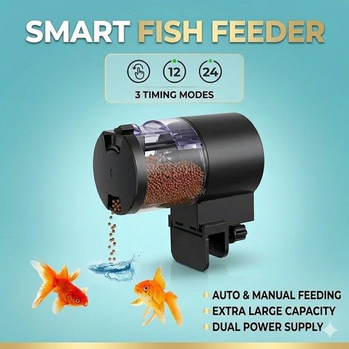 Fish automatic feeder smart - fish,
