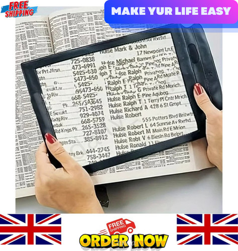Large magnifying glass - large, hands