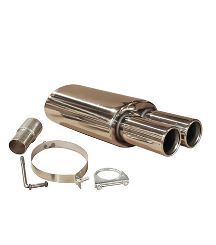 Stainless steel twin tip - steel,