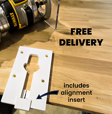 Kitchen Worktop Bolt Router Jig Connector Joiner + Free Alignment Insert