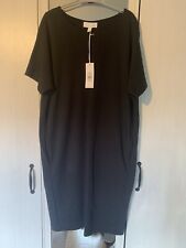 The White Company Black Cocoon Dress UK Size 8