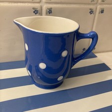T G Green Cornishware Domino Jug