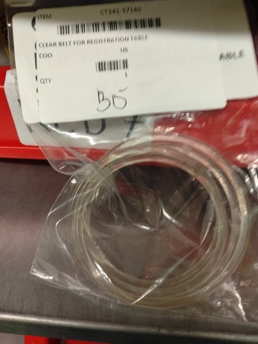 Ct341 37140 clear belt - clear,