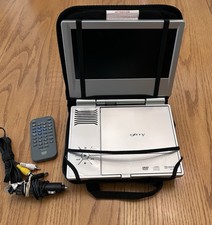 GFM PVS33807 Portable DVD Player 7” Screen Carry Bag Remote Car Plug WATCH VIDEO