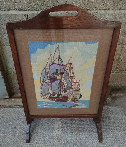 Antique vintage wooden glazed - vintage,