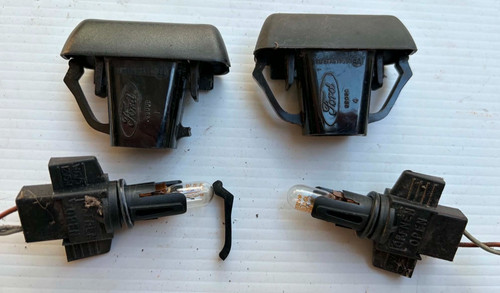 Mk3 escort number plate lights - plate,