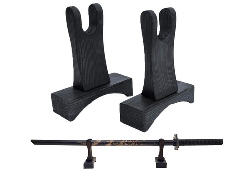 Handcrafted wooden ebonised - wooden,
