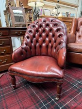 leather chesterfield chair used