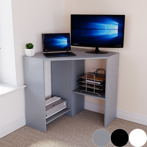 Corner computer desk home - computer,