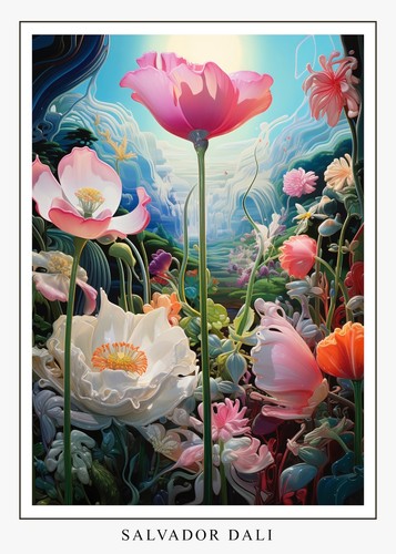 Large size salvador dali - size,
