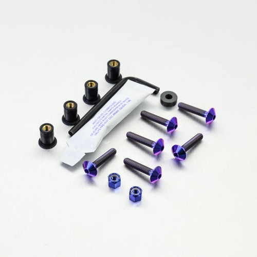 Titanium screen bolt kit - titanium,