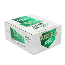 14x RIZLA GREEN KING SIZE Slim  Genuine  Cigarette  Smoking  Rolling Papers