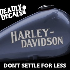 Harley-Davidson Tank Decal Sticker SET  x2 | Low Rider ST Dyna, Softail Touring