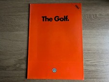 VW Golf Mk1 1983 Brochure GTi