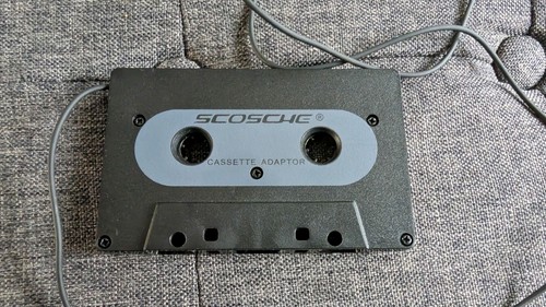 Audio cassette tape adapter - audio,