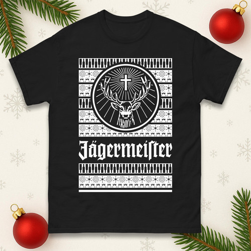 Jagermeister knitted effect - knitted,