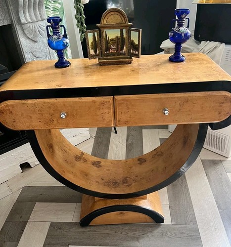 Art deco burr walnut - deco, wood